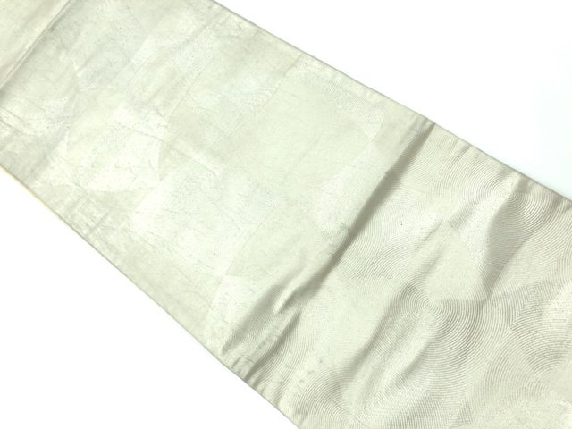 JAPANESE KIMONO / VINTAGE NAGOYA OBI / WOVEN ABSTRACT PATTERN
